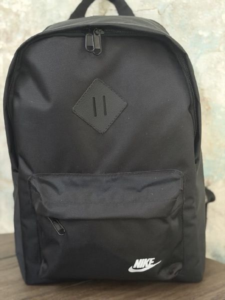 Рюкзак черный городской nike с передним карманом 36*28*14 см "KENGURU" недорого от прямого поставщика GU3512-160808f_рюкзак_v фото