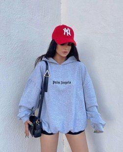 Худі жіноче тринитка на флісі Palm Angels 42-46 oversize (3кв) "BlaBlaDress" недорого від прямого постачальника Sin824/825-1474t фото