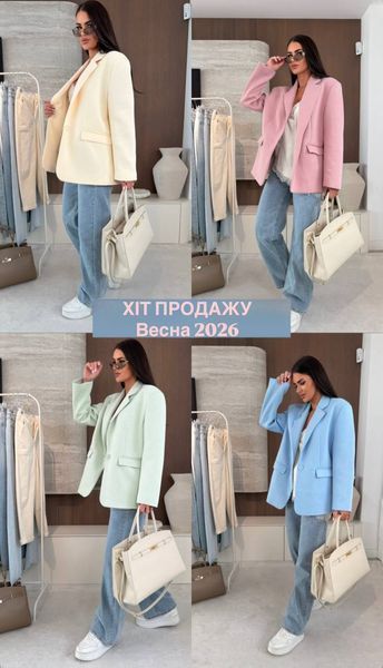 Піджак жіночий з костюмки з підкладкою oversize 42-46 (4кол) "ZEFIR" недорого від прямого постачальника Sin1012-1485v фото