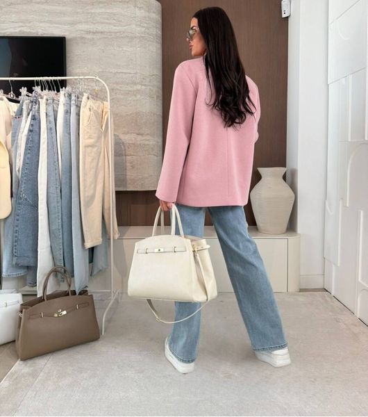 Піджак жіночий з костюмки з підкладкою oversize 42-46 (4кол) "ZEFIR" недорого від прямого постачальника Sin1012-1485v фото