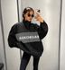 Жіноча вітровка oversize з матової плащової тканини 42-48, 50-54 (4кол) "ST. COUTURE" недорого від прямого постачальника 2PLGU1438-384_ветровка_надпись_v фото 1