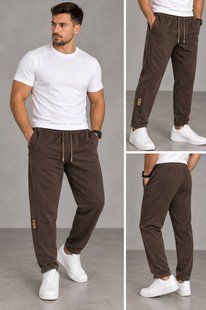 Штаны мужские из трикотажа puma теплые комфортные и стильные 48-50, 52-54, 54-56, 56-58 (2цв) "SALMA" недорого от прямого поставщика 2PLGU1438-613v фото