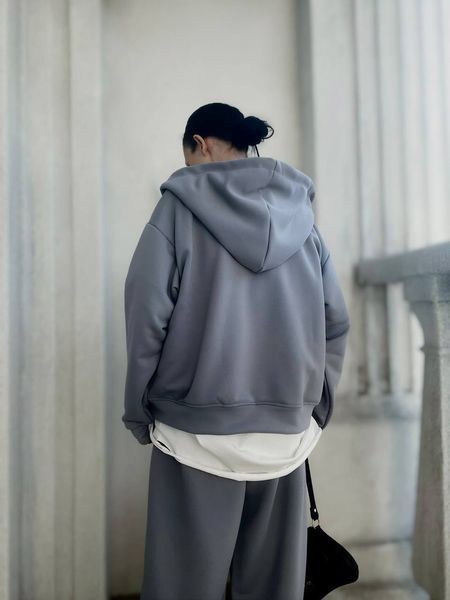 Костюм оверсайз худи та штани з тринитки 42-46 (3кол) "BLABLADRESS" недорого від прямого постачальника SIN824/825-1539_v фото