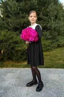 Плаття в школу зі знімним комірцем 122, 128, 134, 140, 146, 152 (3кв) "SEVEN" від прямого постачальника Sin1523-1329a фото