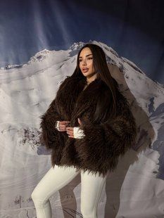 Шубка женская из меха 42-48, ONE SIZE (3цв) "IREN" недорого от прямого поставщика Rin842-0109v фото