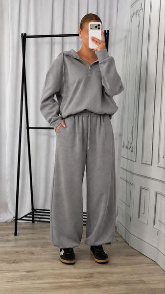 Спортивный костюм женский oversize из трехнитки S, M, L (3цв) "BONJOUR" недорого от прямого поставщика RIN1551-6883v фото