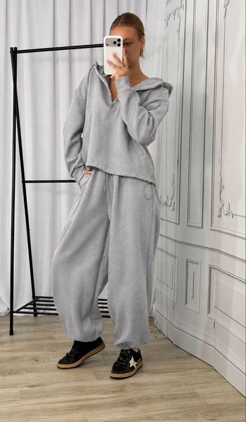 Спортивный костюм женский oversize из трехнитки S, M, L (3цв) "BONJOUR" недорого от прямого поставщика RIN1551-6883v фото
