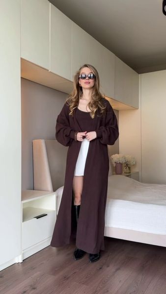 Кардиган и топ женский из ангоры 42-48, ONE SIZE (4цв) "MOOD" недорого от прямого поставщика Sin1492-1247v фото