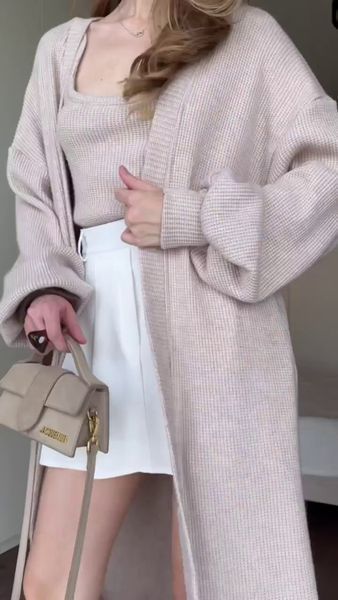 Кардиган и топ женский из ангоры 42-48, ONE SIZE (4цв) "MOOD" недорого от прямого поставщика Sin1492-1247v фото