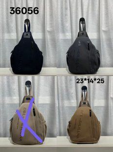 Рюкзак-слинг жіночий текстильний через плече 23*14*25 см (3кол) "SHENGMA" недорого від прямого постачальника GU3528-36056v фото