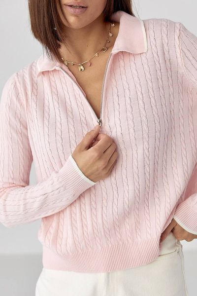 Кофта женская трикотажная с молнией 42-46 (5цв) "ADELE" от прямого поставщика Rin1340-1221t фото