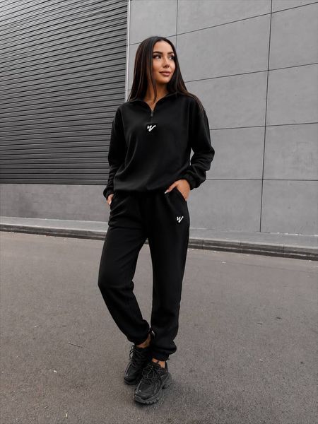 Костюм женский теплый и стильный из флиса полар S-M, L-XL (6цв) "VITVIELLI" недорого от прямого поставщика Av4909-120_нашивка_лого_v фото